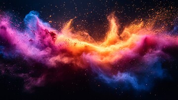彩色粉末爆炸8