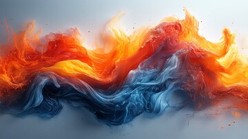 色彩流动色彩流动白色