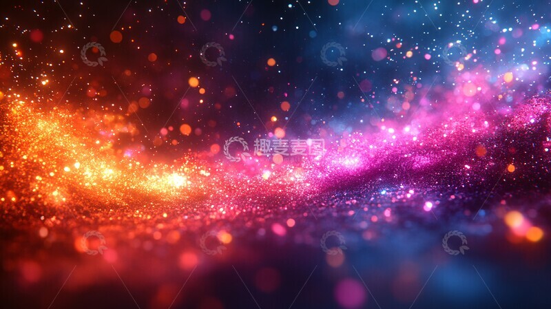 高清大图下载【趣麦麦图】光影色彩的文字2