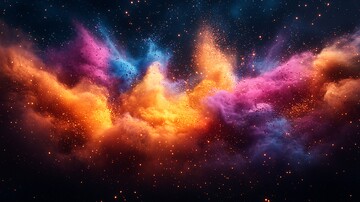 彩色粉末爆炸13