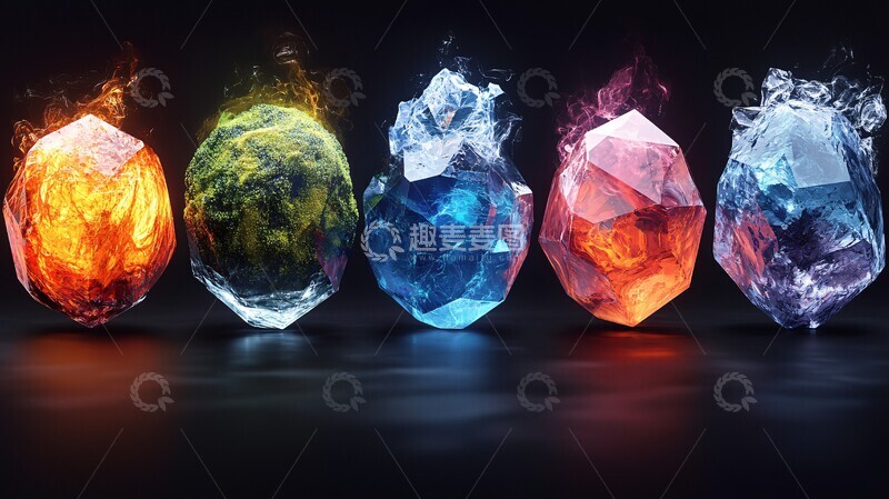 高清大图下载【趣麦麦图】几何光影球几何光影形状