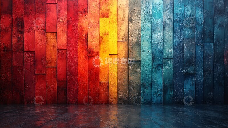 高清大图下载【趣麦麦图】光影色彩的文字