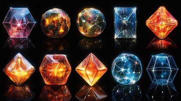 几何光影球几何光影形状2