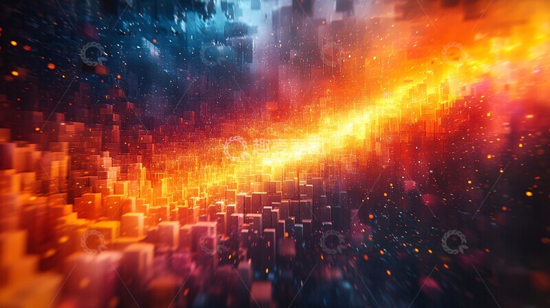 高清大图下载【趣麦麦图】光影色彩的文字1