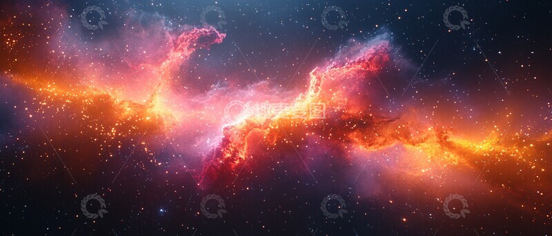 高清大图下载【趣麦麦图】多彩星际爆炸图