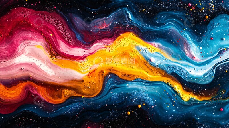 高清大图下载【趣麦麦图】液体艺术动感瞬间2