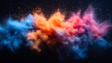 色彩爆炸色彩爆炸粉末