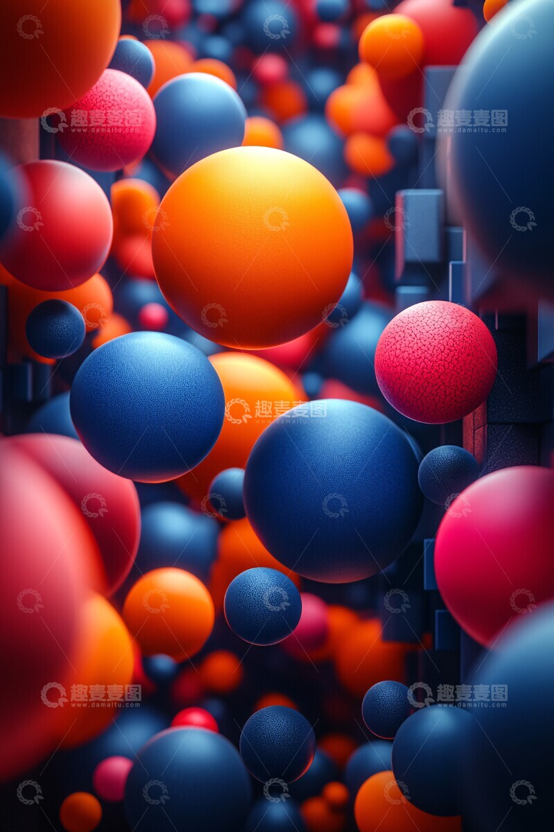 高清大图下载【趣麦麦图】几何形状宇宙1