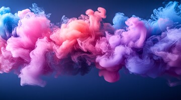 粉紫蓝水墨背景1