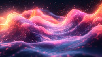 紫粉色波纹背景