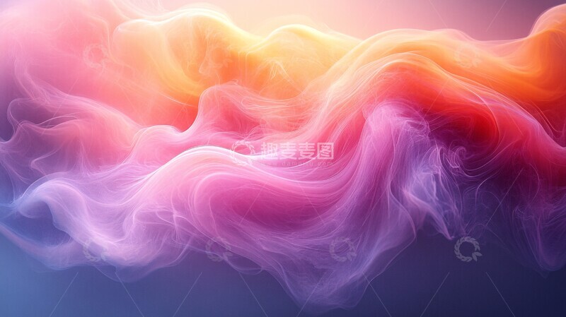高清大图下载【趣麦麦图】烟雾流动纹理1