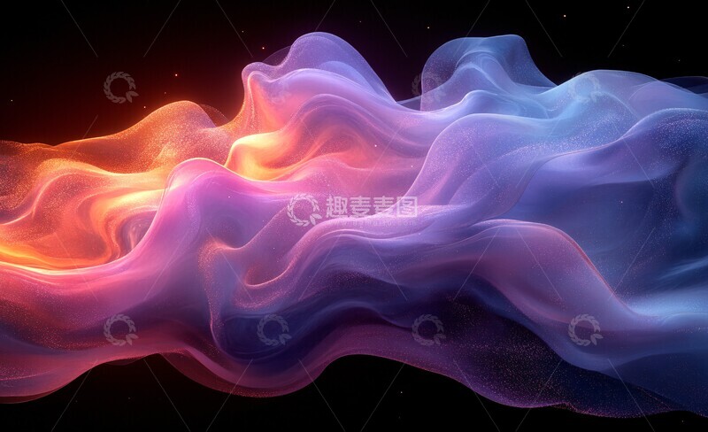 高清大图下载【趣麦麦图】紫色蓝色粉色渐变