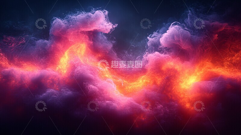 高清大图下载【趣麦麦图】烟雾爆炸背景2