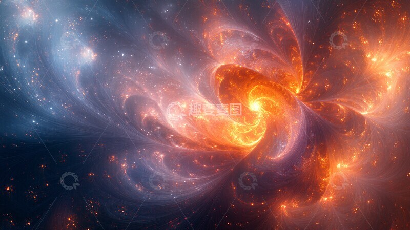 高清大图下载【趣麦麦图】粒子几何变幻2