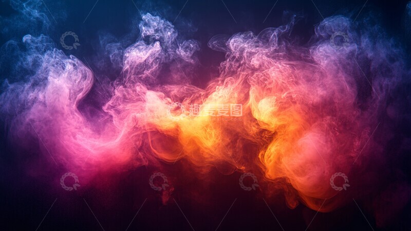 高清大图下载【趣麦麦图】烟雾爆炸背景1