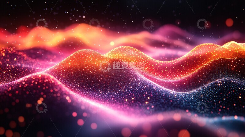 高清大图下载【趣麦麦图】彩色数据可视化1