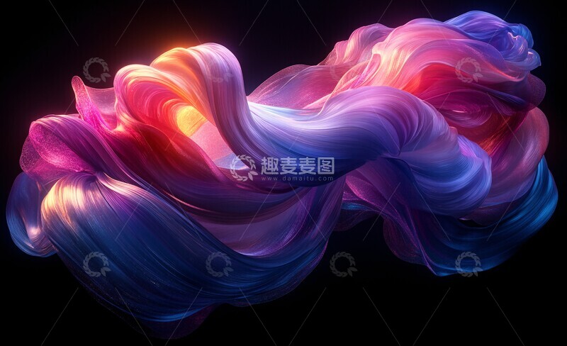 高清大图下载【趣麦麦图】紫色蓝色粉色渐变1