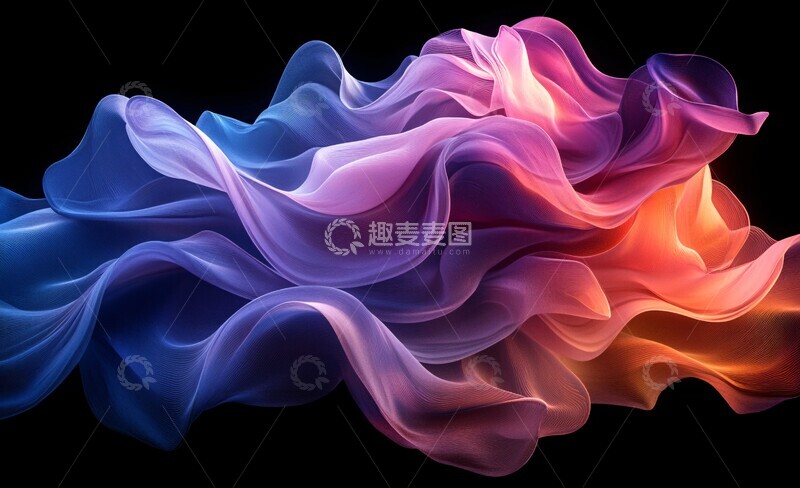 高清大图下载【趣麦麦图】紫色蓝色粉色渐变2