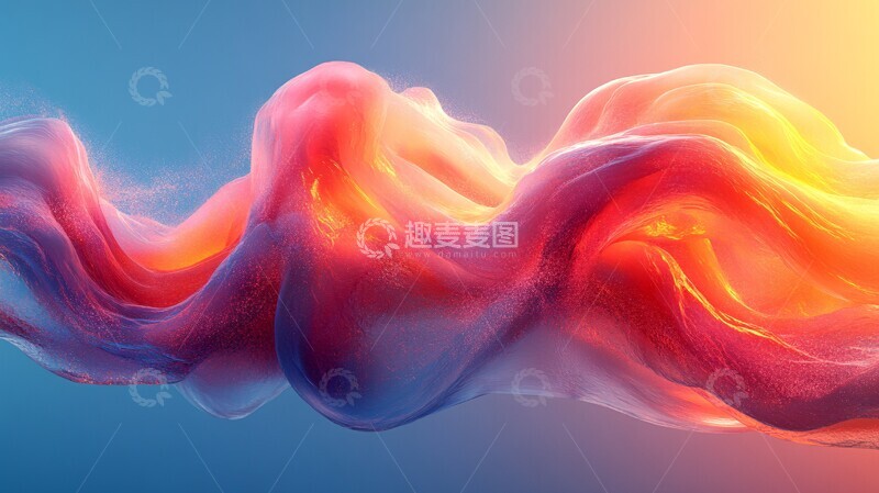 高清大图下载【趣麦麦图】铁磁流体云波浪2