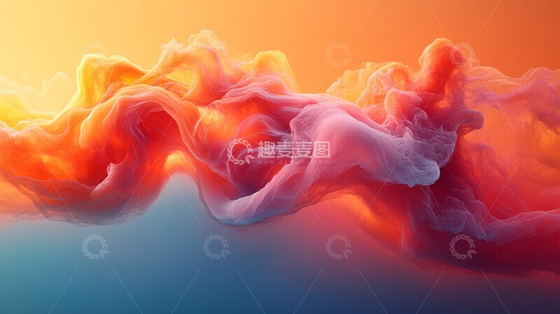 高清大图下载【趣麦麦图】铁磁流体云波浪1