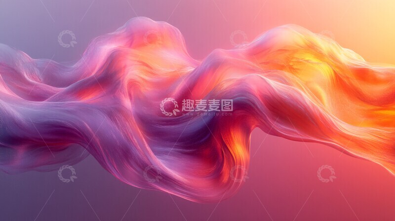 高清大图下载【趣麦麦图】-铁磁流体云波浪