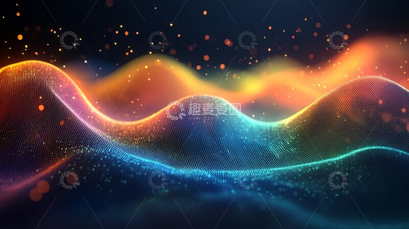 高清大图下载【趣麦麦图】电子数字风电子数字绿色