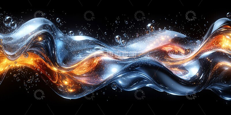 高清大图下载【趣麦麦图】金属质感立体造型1