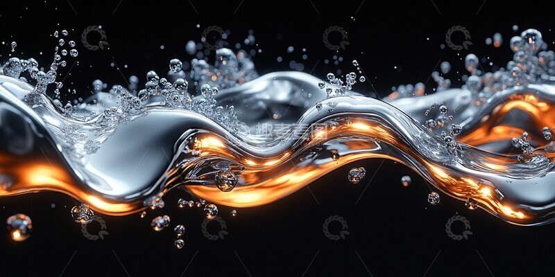 高清大图下载【趣麦麦图】-金属质感立体造型