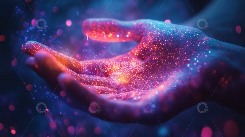 高清大图下载【趣麦麦图】霓虹魔法艺术1