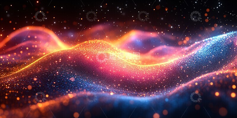 高清大图下载【趣麦麦图】电子流光电子流光色彩