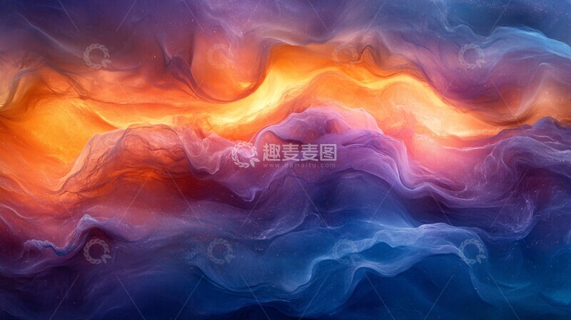 高清大图下载【趣麦麦图】光影流动线流动有机哥特2