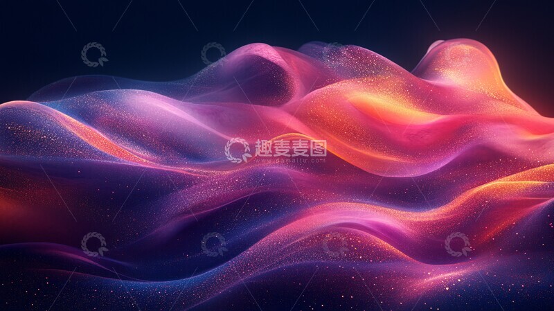 高清大图下载【趣麦麦图】丝绒粒子色调