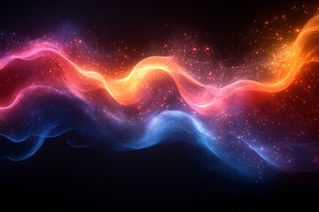 彩色光波与音乐