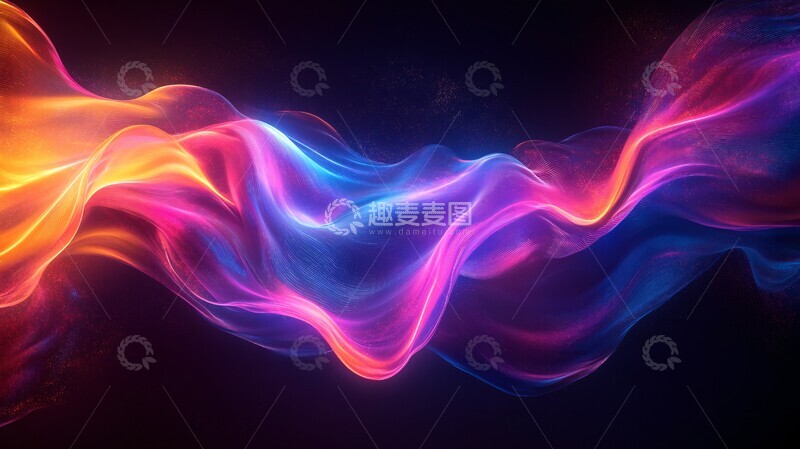 高清大图下载【趣麦麦图】流光玻璃动影1