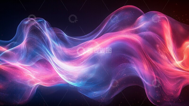 高清大图下载【趣麦麦图】流光玻璃动影