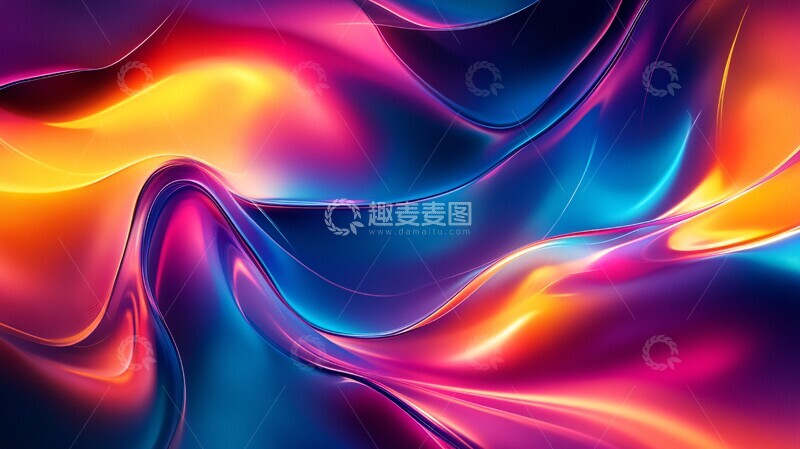 高清大图下载【趣麦麦图】霓虹光影未来设计2