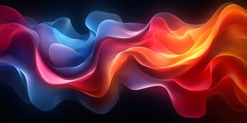 红蓝橙黑漩涡背景1