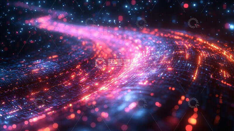 高清大图下载【趣麦麦图】科技动感背景1