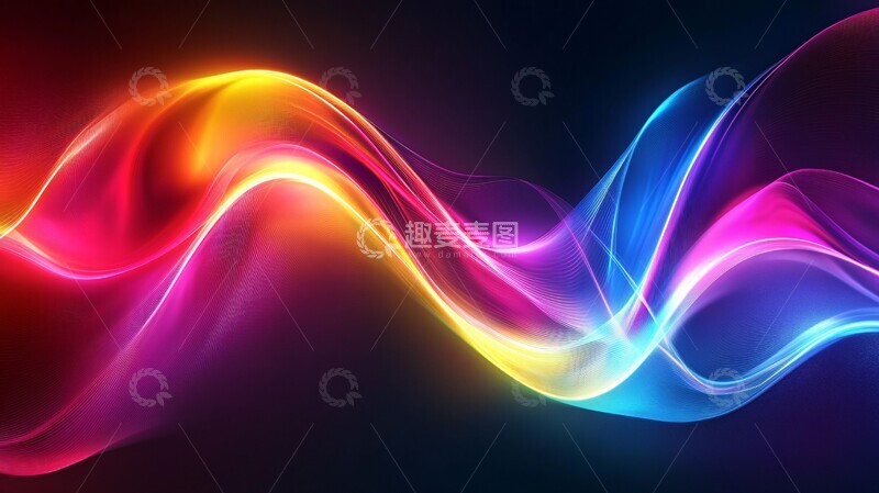 高清大图下载【趣麦麦图】霓虹光影未来设计