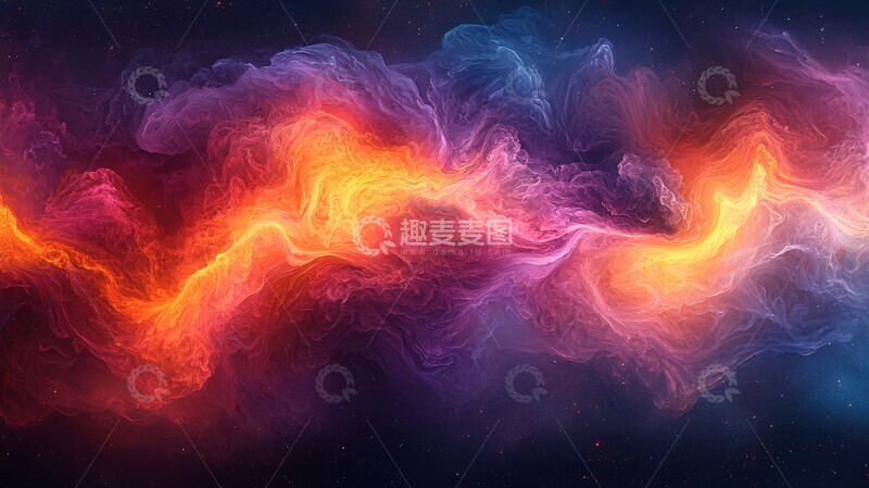 高清大图下载【趣麦麦图】云彩流动云彩流动颜色2