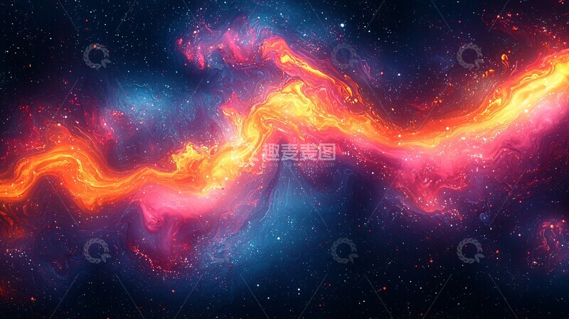 高清大图下载【趣麦麦图】流动的色彩流动色彩声音3