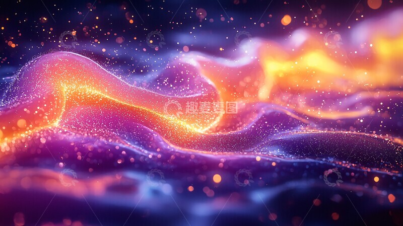 高清大图下载【趣麦麦图】流动的色彩流动色彩声音2