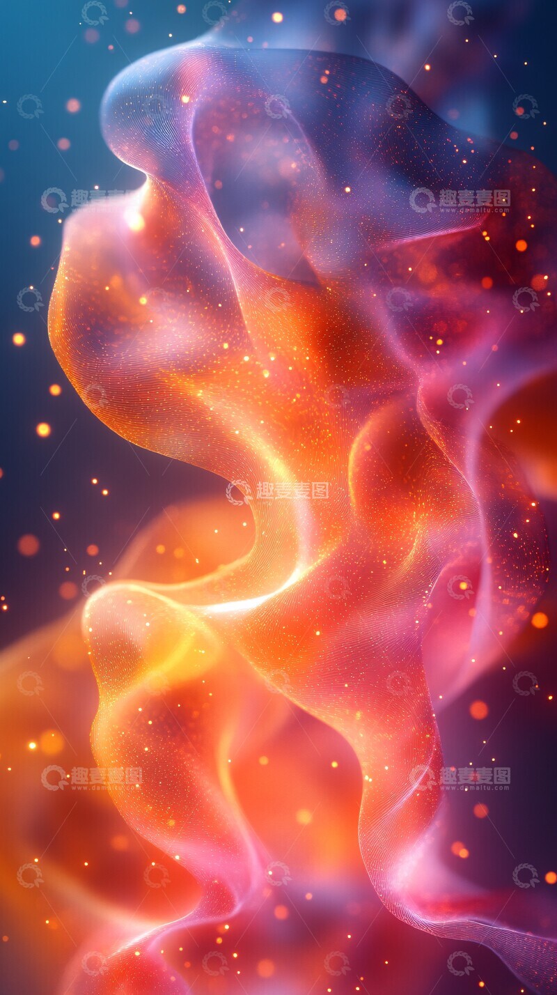 高清大图下载【趣麦麦图】光波色彩形状