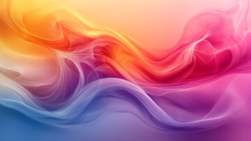 彩色波浪烟雾背景3