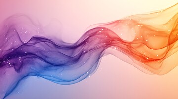 彩色波浪烟雾背景2