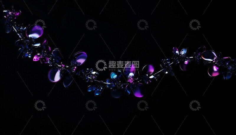 高清大图下载【趣麦麦图】梦境黑色背景