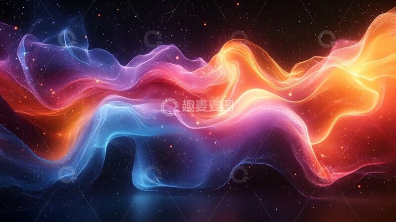 高清大图下载【趣麦麦图】液体形态光影3