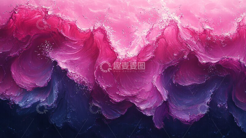 高清大图下载【趣麦麦图】霓虹紫粉色彩