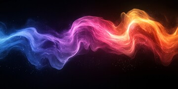 彩色波浪线彩色波浪线条2