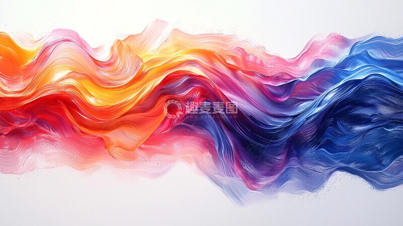高清大图下载【趣麦麦图】波浪形状抽象设计